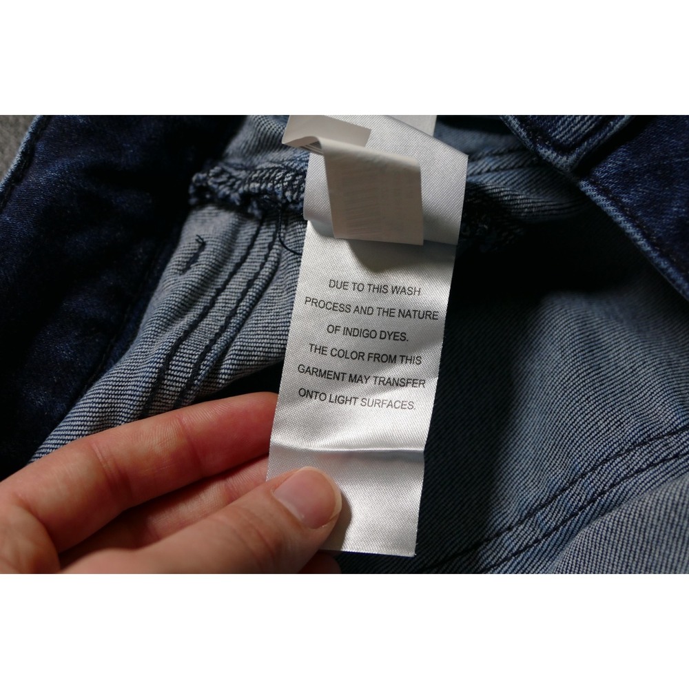 Quince Womens Organic Cotton High Rise Wide Leg Jeans Size 28 Stretch Dark Wash - Picture 7 of 11